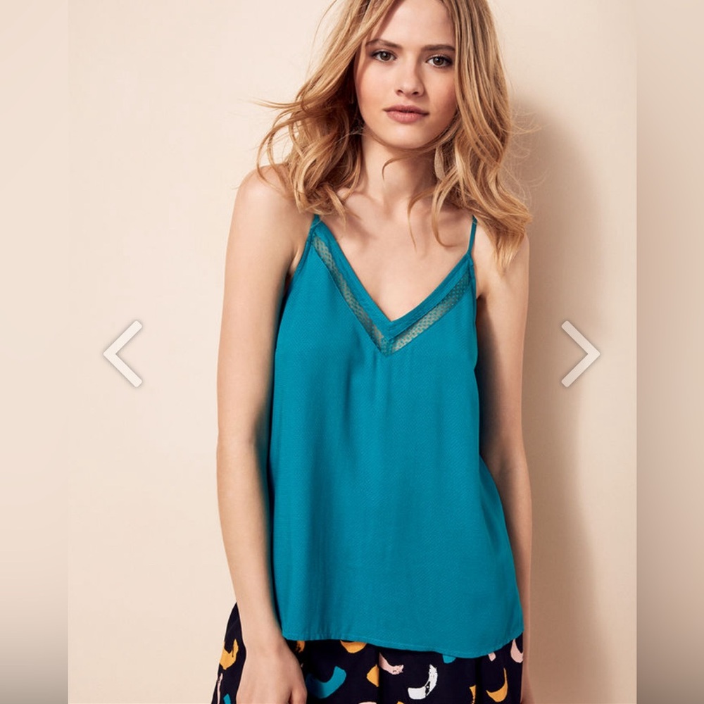 Princesse Tam Tam Intimate Blue Lace Top